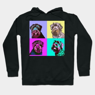 Wirehaired Pointing Griffons Pop Art - Dog Lover Gifts Hoodie